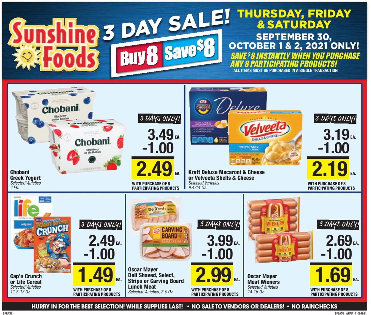 Sunshine Foods Weekly Ad Circular - valid 09/29-10/05/2021 (Page 12)