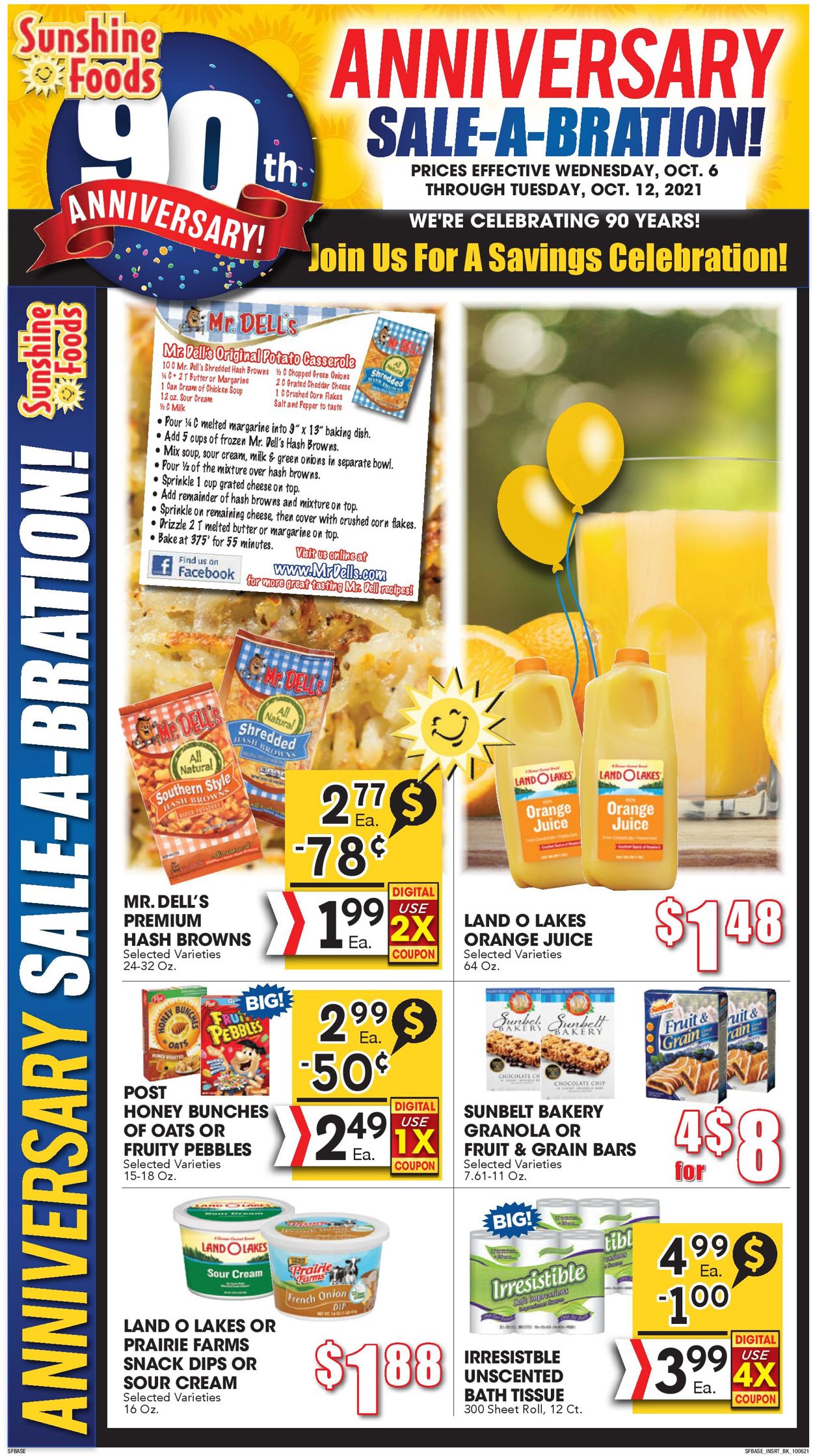 Sunshine Foods Weekly Ad Circular - valid 10/06-10/12/2021 (Page 10)