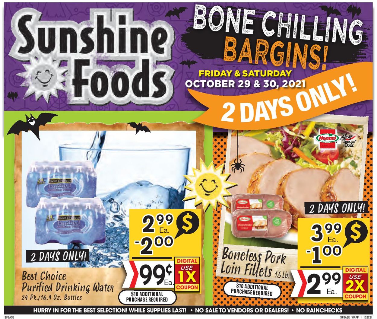 Sunshine Foods HALLOWEEN 2021 Weekly Ad Circular - valid 10/27-11/02/2021 (Page 9)