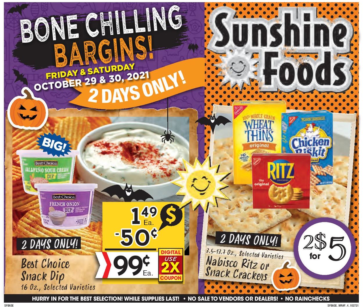 Sunshine Foods HALLOWEEN 2021 Weekly Ad Circular - valid 10/27-11/02/2021 (Page 12)