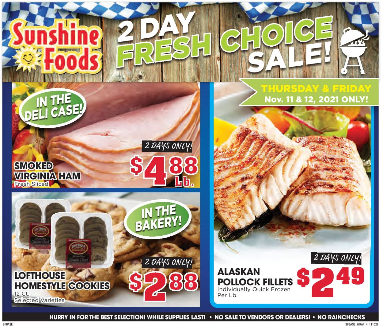 Sunshine Foods Weekly Ad Circular - valid 11/10-11/16/2021 (Page 12)