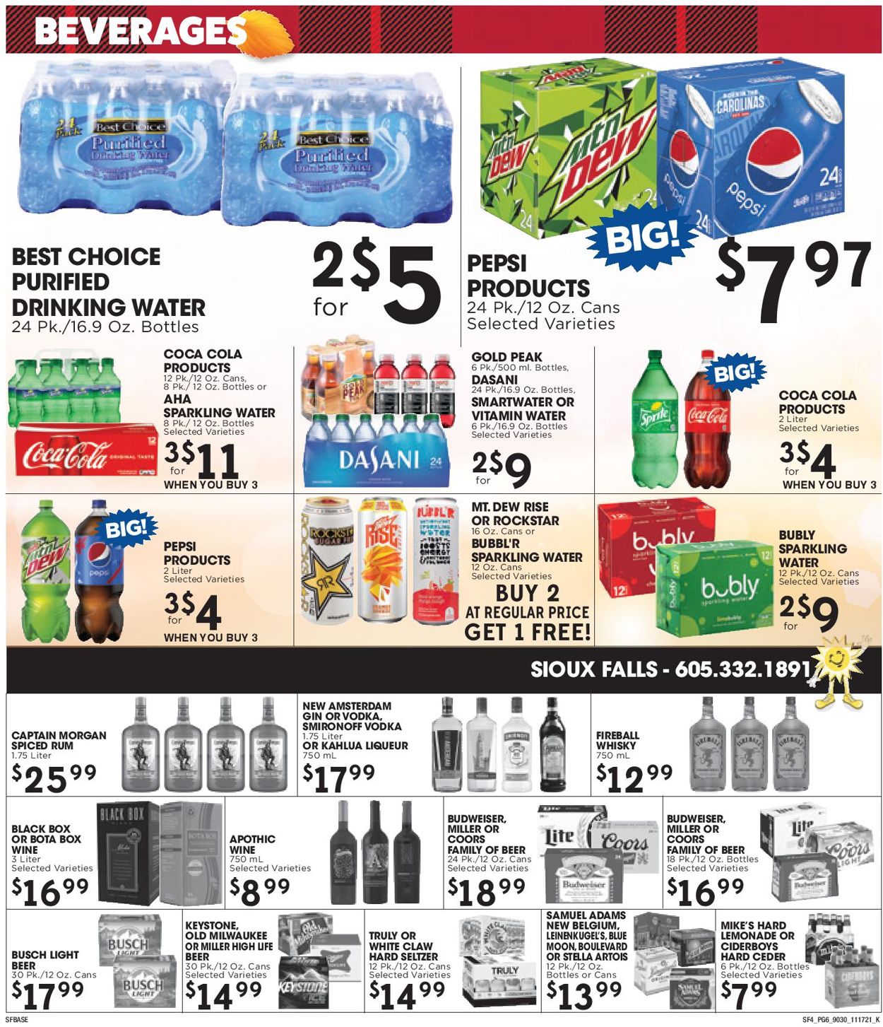 Sunshine Foods THANKSGIVING 2021 Weekly Ad Circular - valid 11/17-11/30/2021 (Page 6)