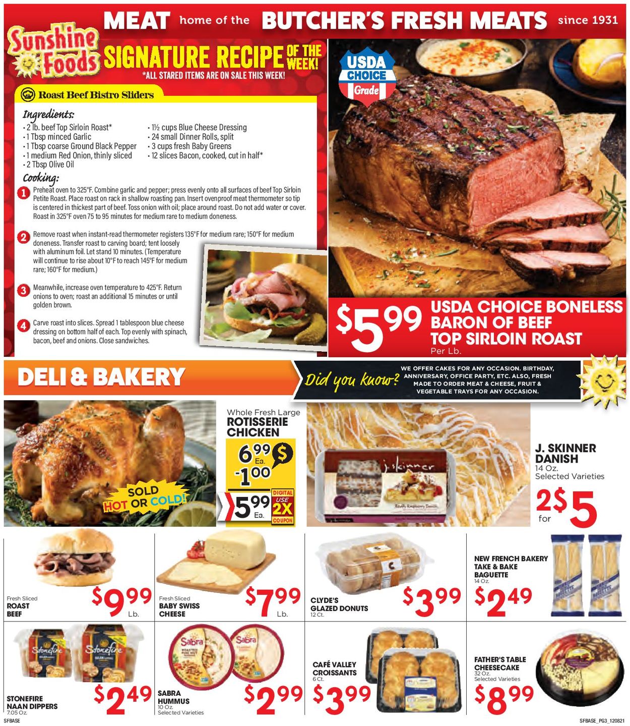 Sunshine Foods Weekly Ad Circular - valid 12/08-12/14/2021 (Page 3)