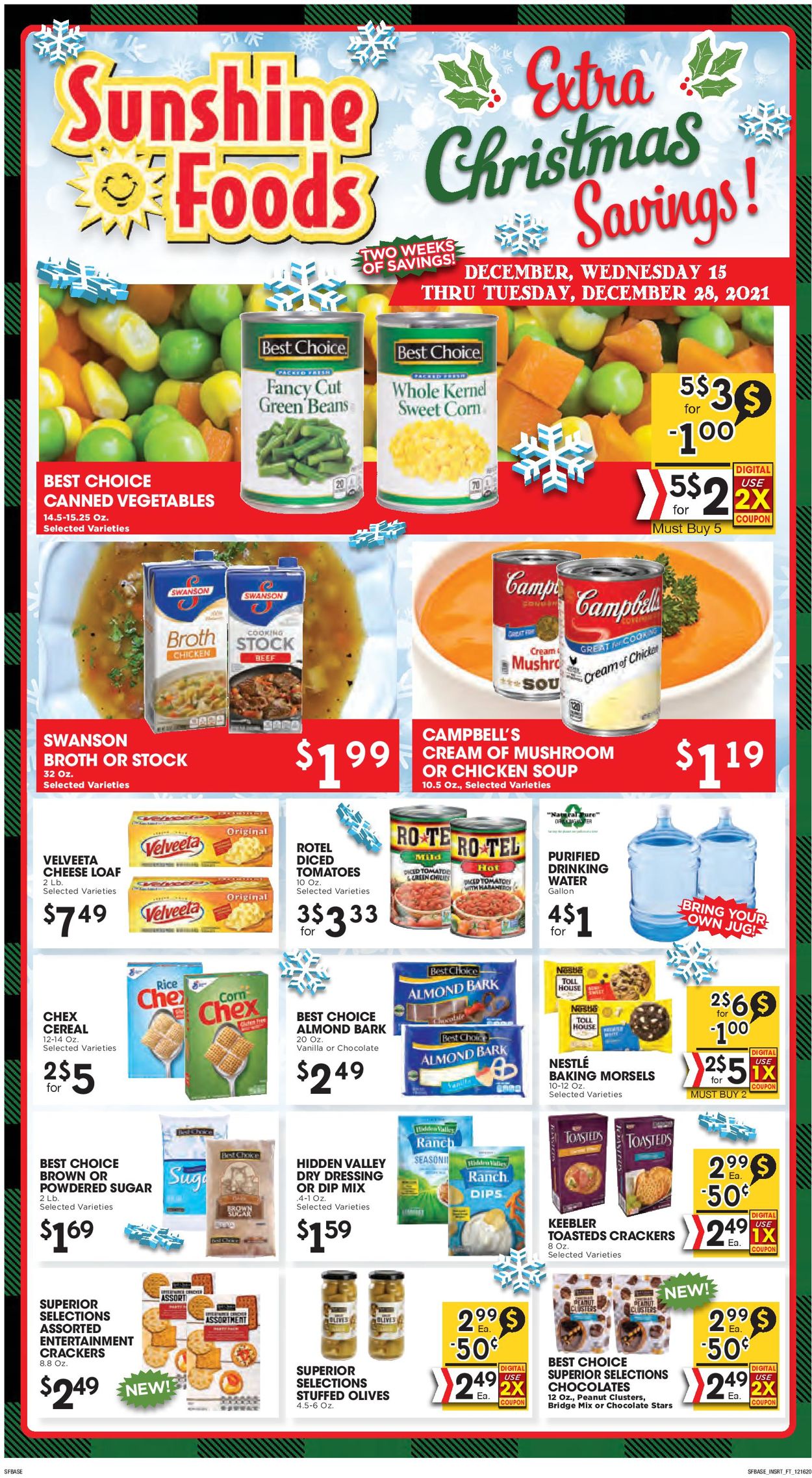 Sunshine Foods CHRISTMAS 2021 Weekly Ad Circular - valid 12/15-12/28/2021 (Page 9)