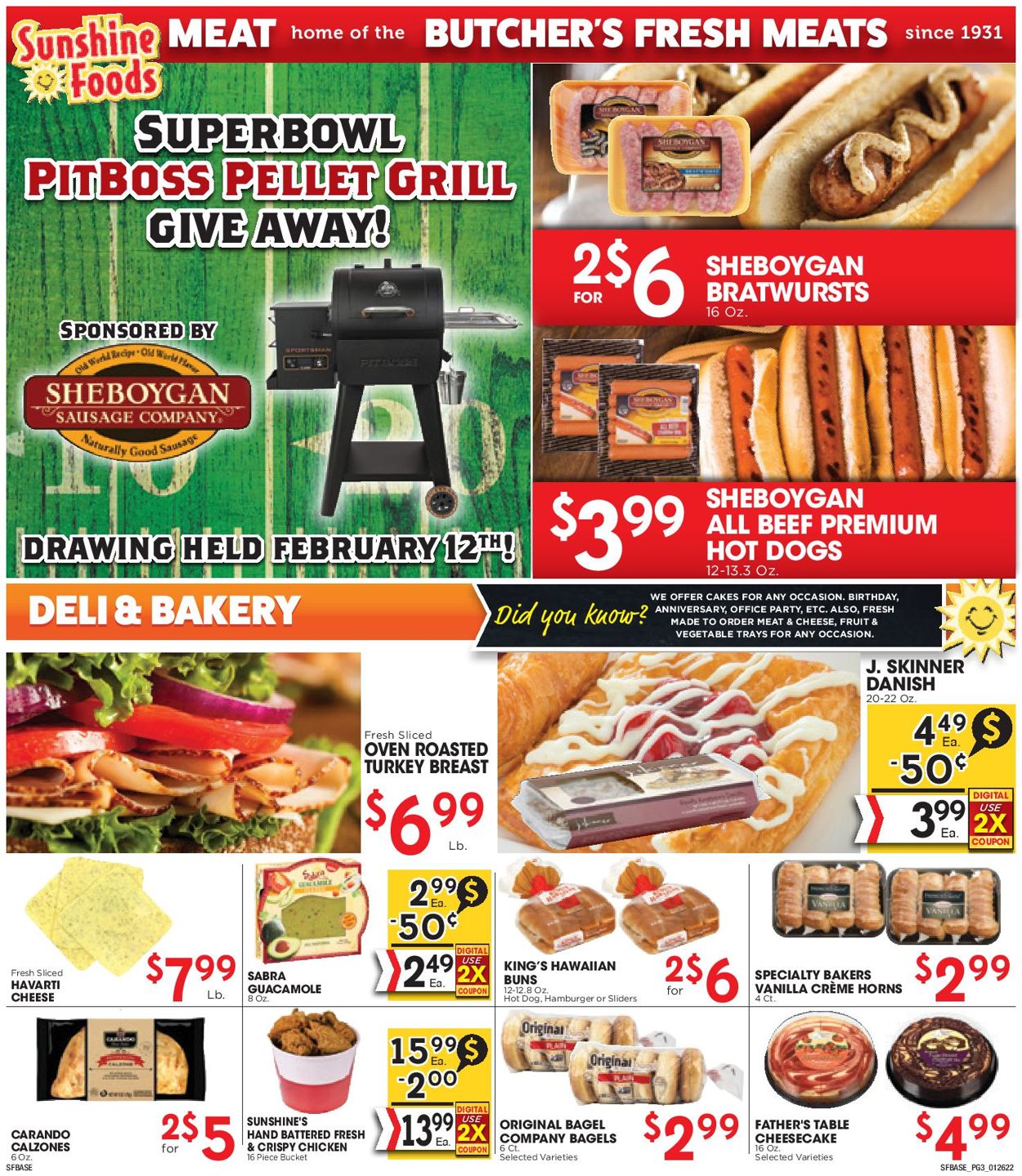 Sunshine Foods Weekly Ad Circular - valid 01/26-02/01/2022 (Page 3)