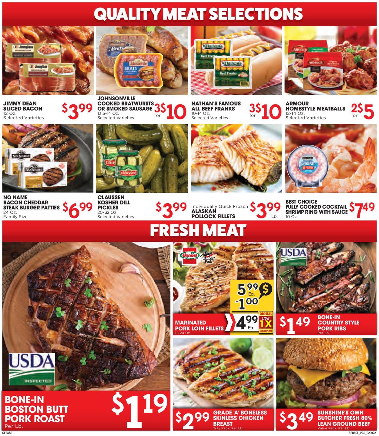Sunshine Foods Weekly Ad Circular - valid 02/09-02/15/2022 (Page 2)