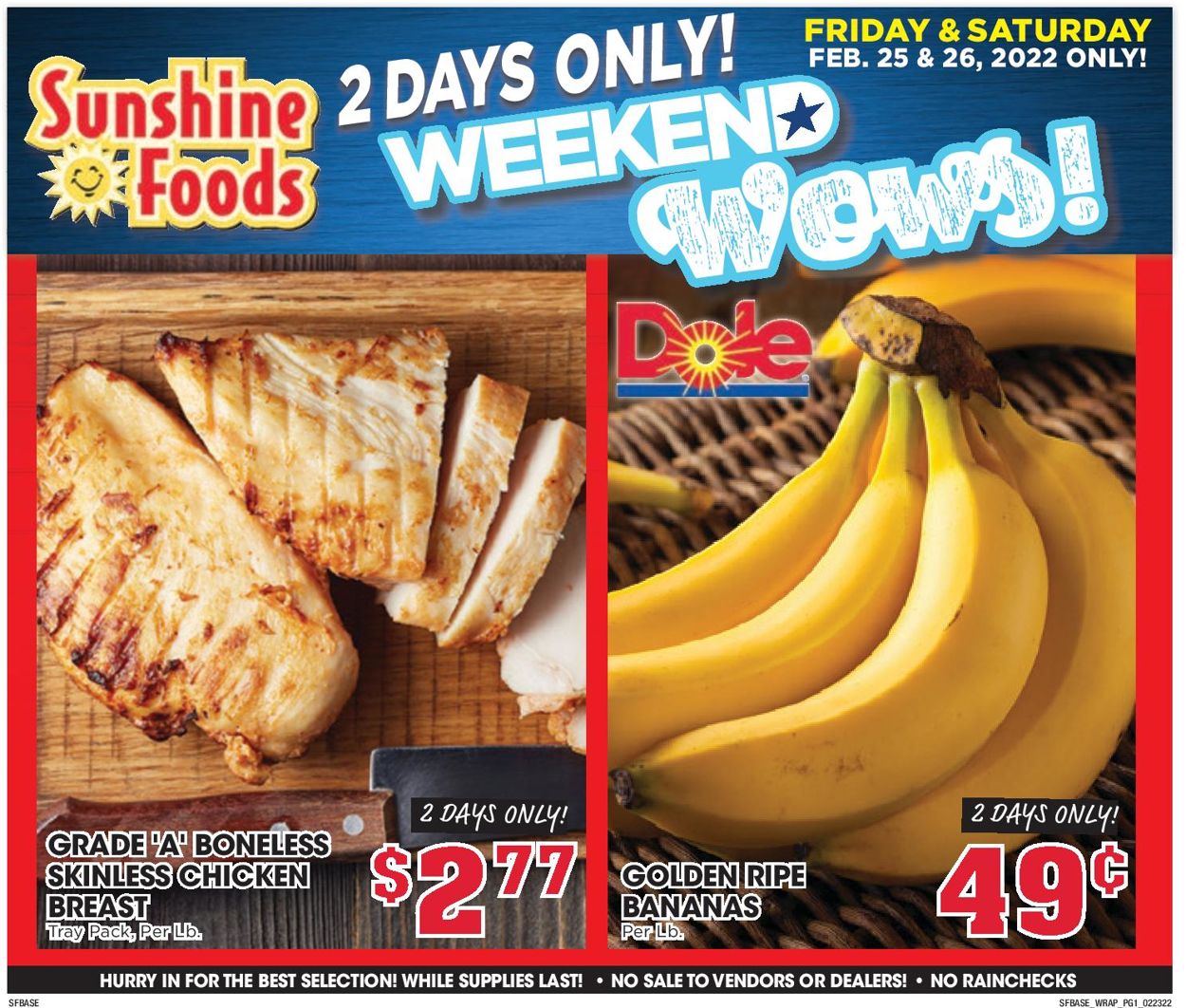 Sunshine Foods Weekly Ad Circular - valid 02/23-03/01/2022 (Page 9)