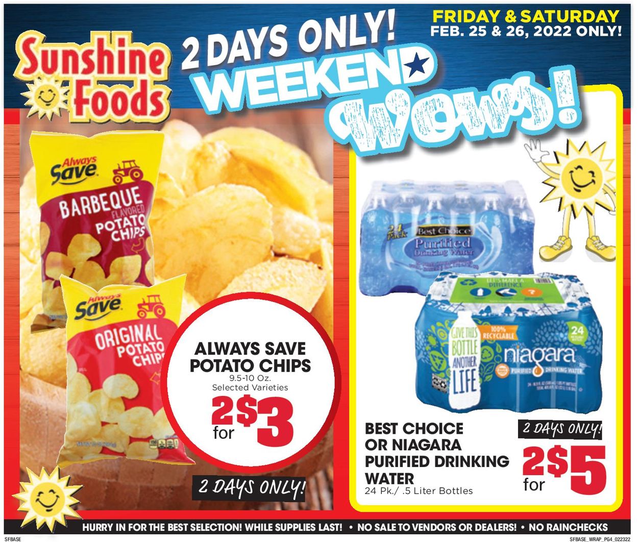 Sunshine Foods Weekly Ad Circular - valid 02/23-03/01/2022 (Page 12)