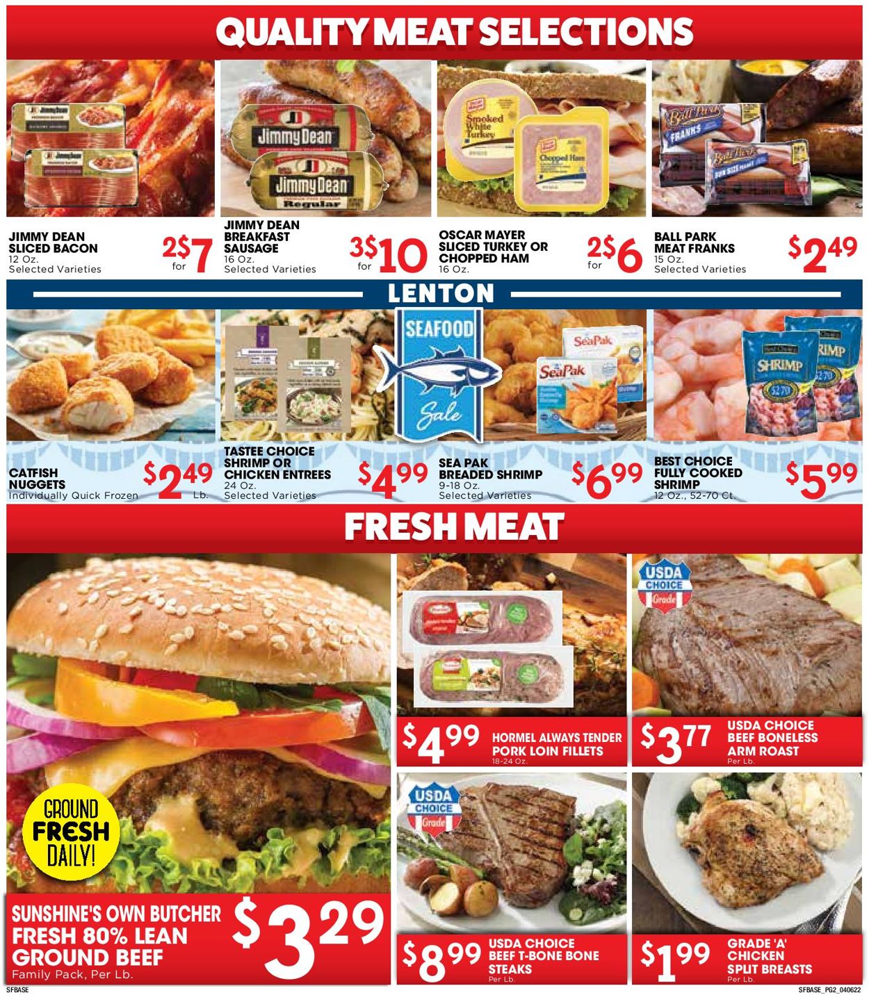Sunshine Foods EASTER 2022 Weekly Ad Circular - valid 04/06-04/12/2022 (Page 2)