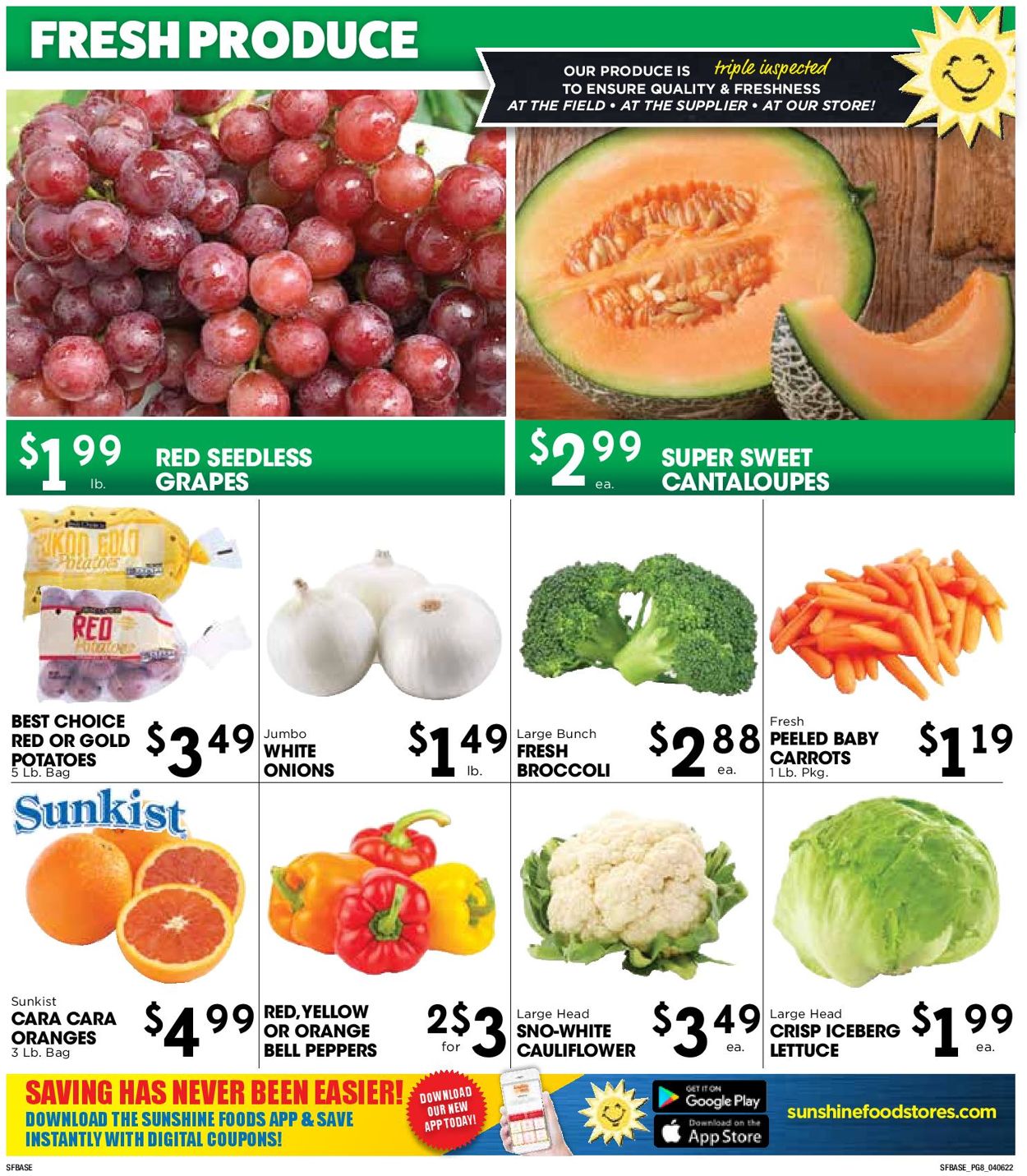 Sunshine Foods EASTER 2022 Weekly Ad Circular - valid 04/06-04/12/2022 (Page 8)