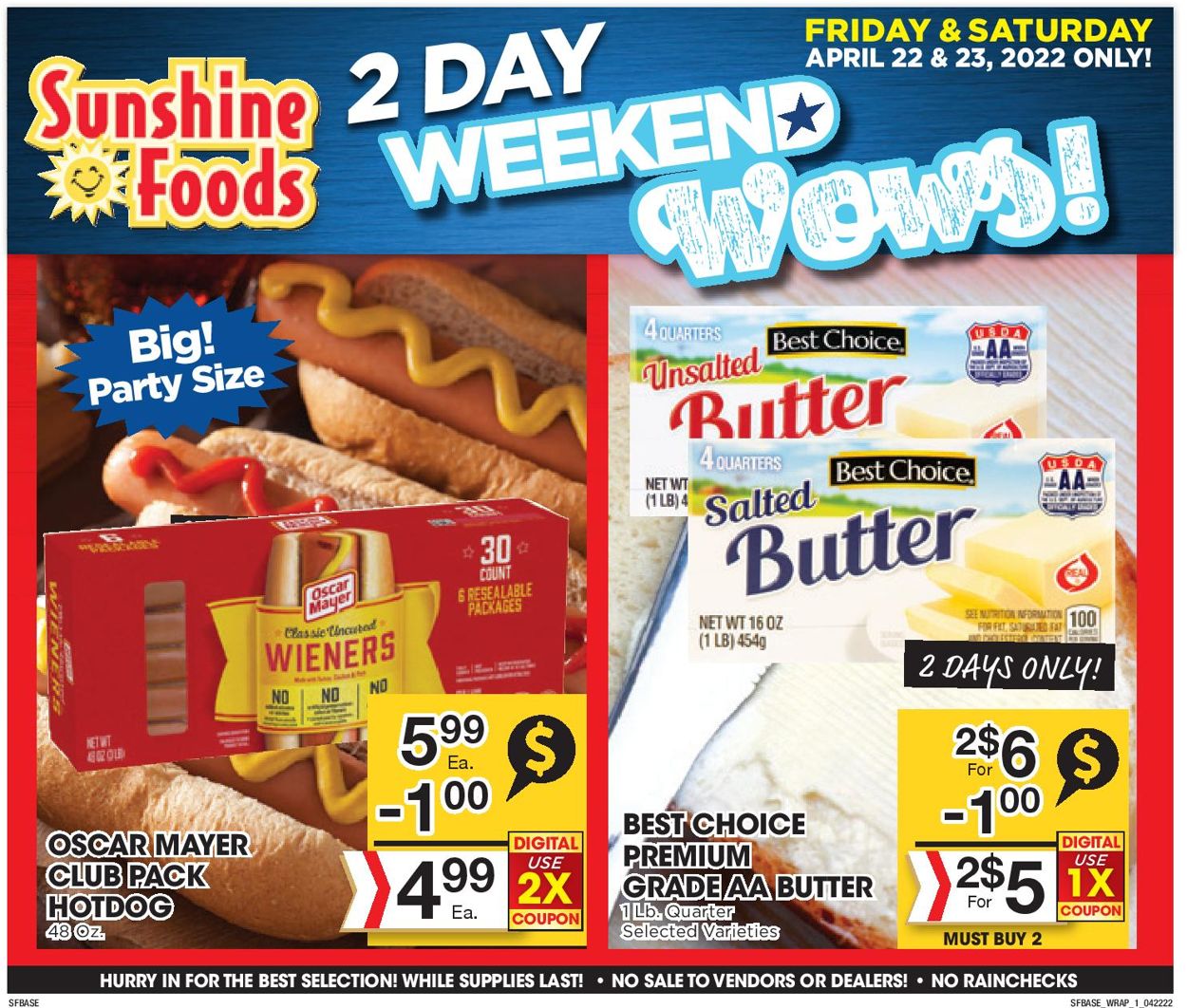 Sunshine Foods Weekly Ad Circular - valid 04/20-04/26/2022 (Page 9)
