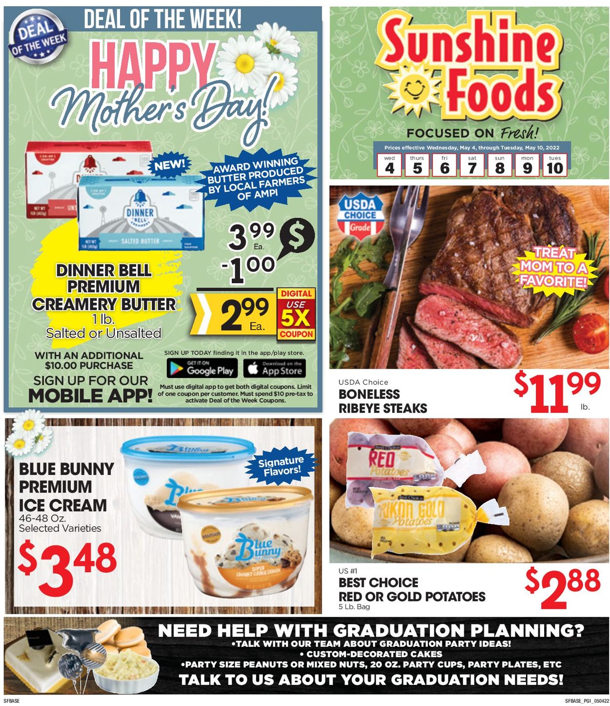 Sunshine Foods Weekly Ad Circular - valid 05/04-05/10/2022