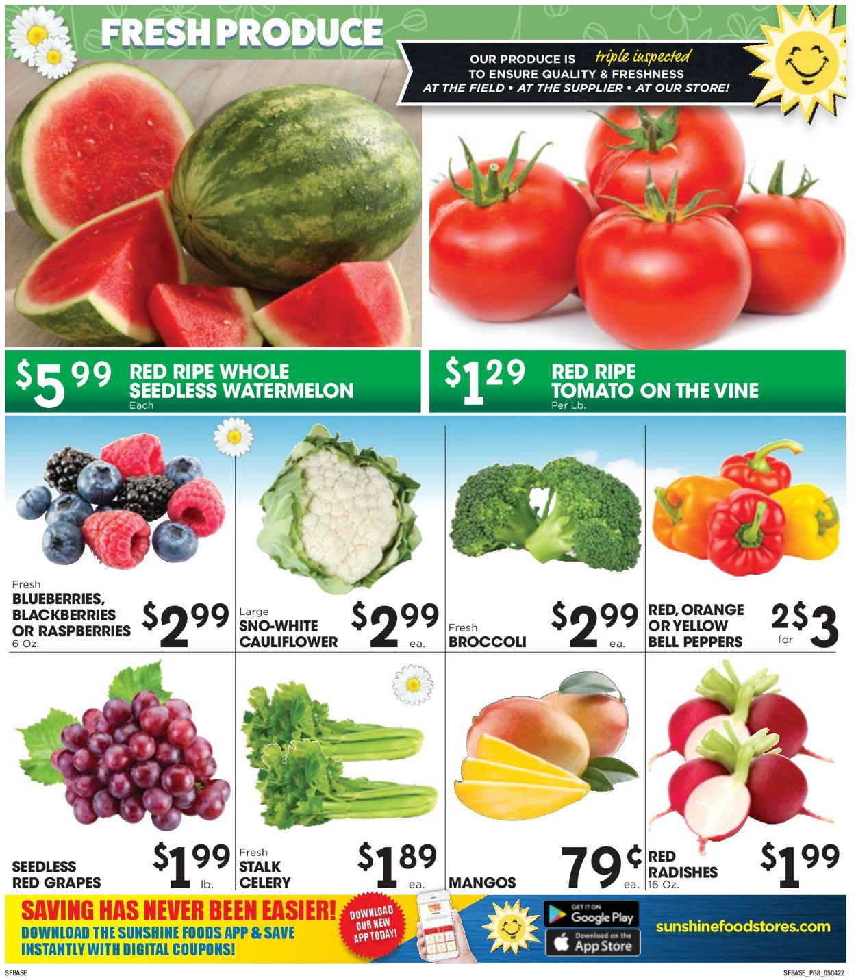 Sunshine Foods Weekly Ad Circular - valid 05/04-05/10/2022 (Page 8)