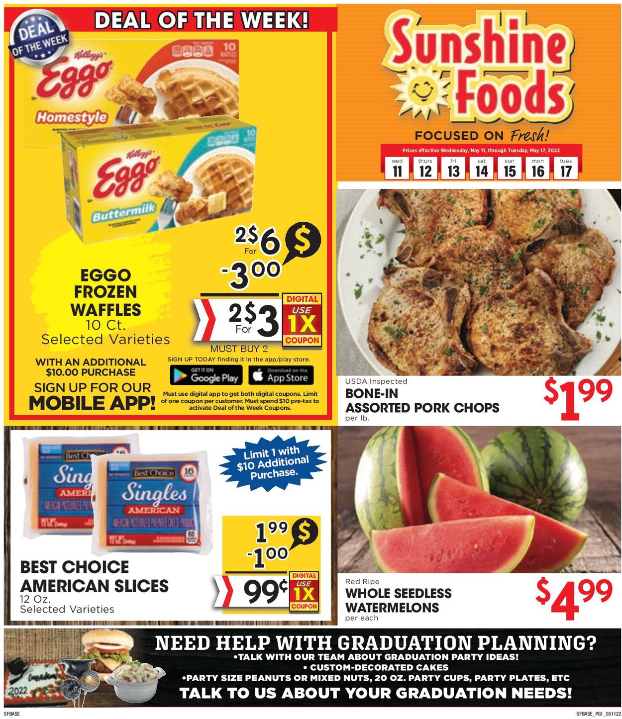 Sunshine Foods Weekly Ad Circular - valid 05/11-05/17/2022