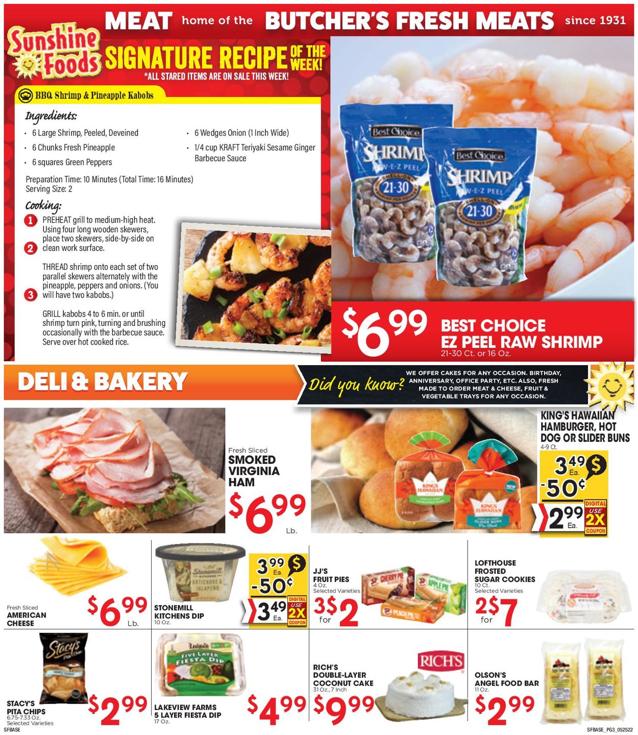 Sunshine Foods Weekly Ad Circular - valid 05/25-05/31/2022 (Page 3)