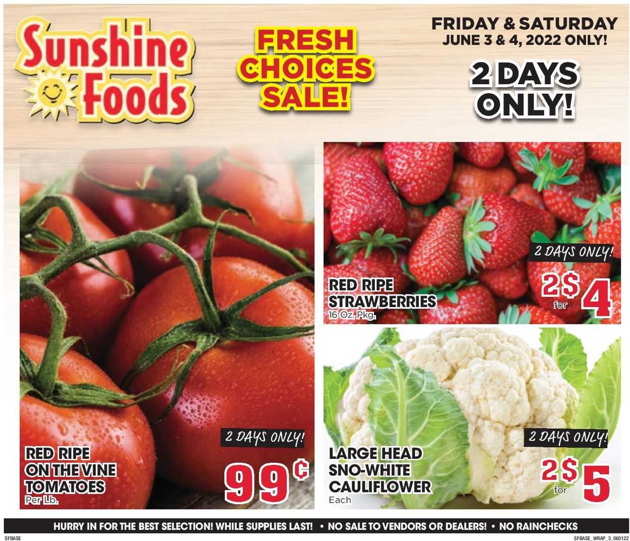 Sunshine Foods Weekly Ad Circular - valid 06/01-06/07/2022 (Page 11)