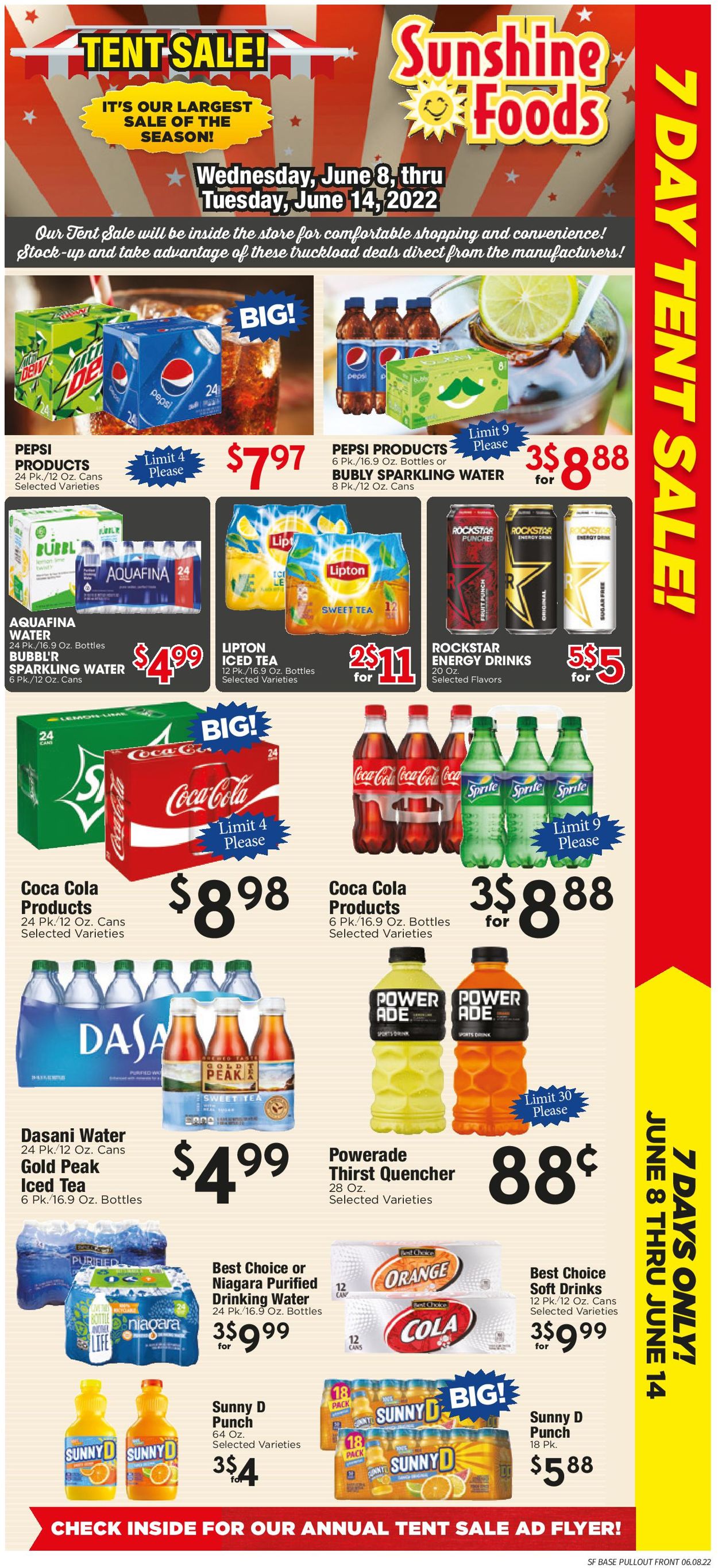 Sunshine Foods Weekly Ad Circular - valid 06/08-06/14/2022 (Page 9)