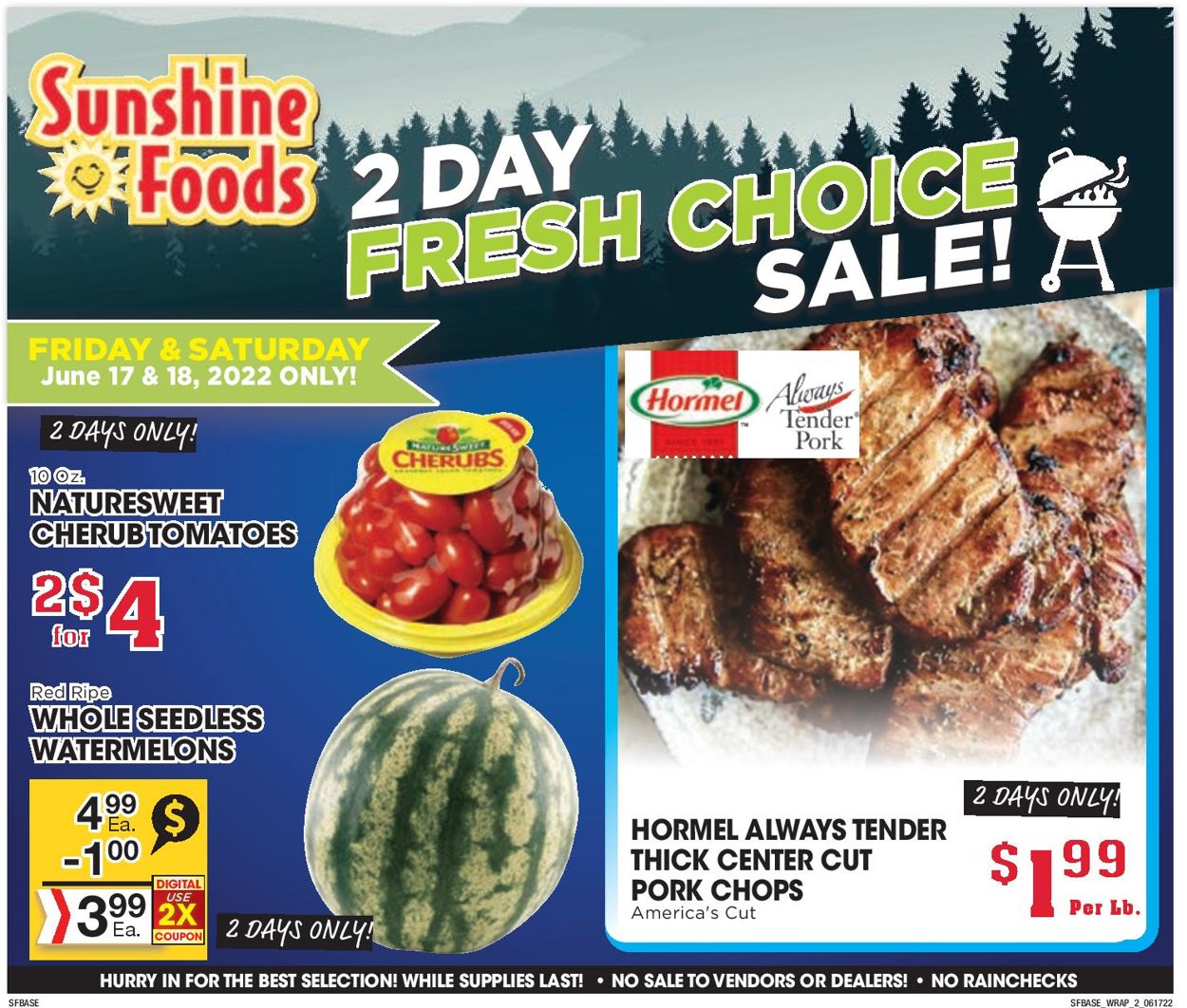 Sunshine Foods Weekly Ad Circular - valid 06/15-06/21/2022 (Page 10)