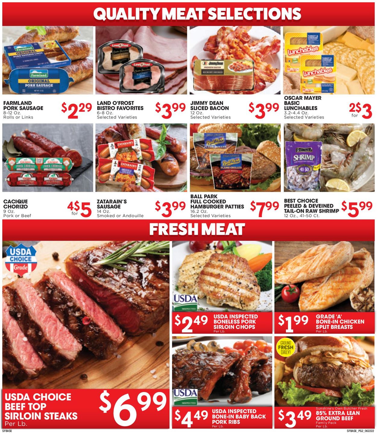 Sunshine Foods Weekly Ad Circular - valid 06/22-06/28/2022 (Page 2)