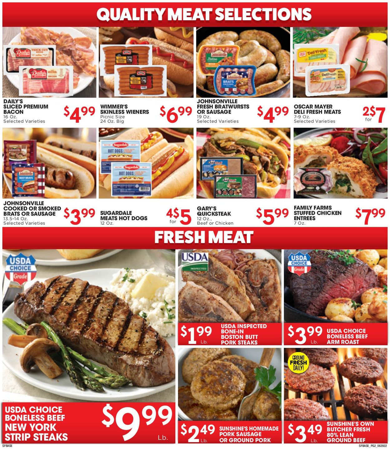 Sunshine Foods Weekly Ad Circular - valid 06/29-07/05/2022 (Page 2)