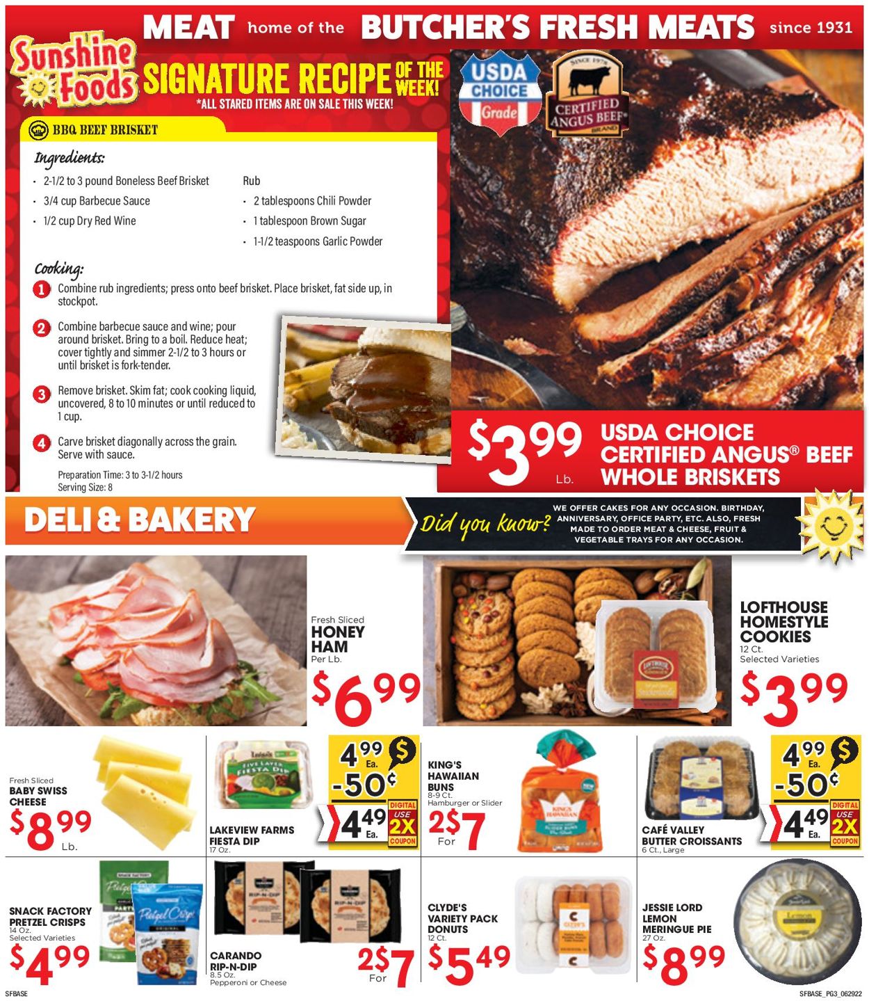 Sunshine Foods Weekly Ad Circular - valid 06/29-07/05/2022 (Page 3)
