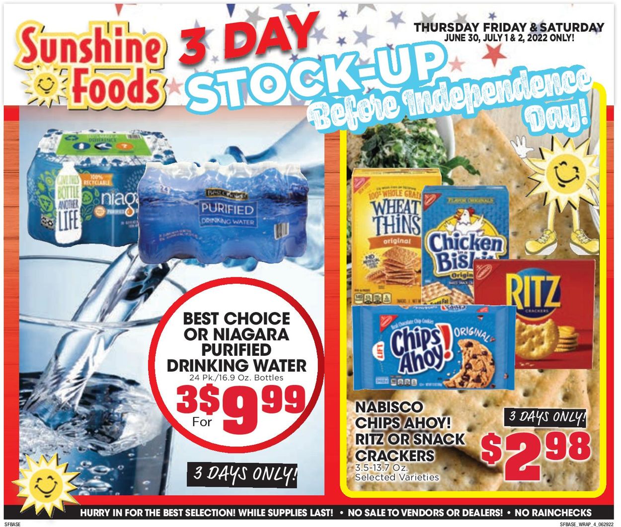 Sunshine Foods Weekly Ad Circular - valid 06/29-07/05/2022 (Page 12)