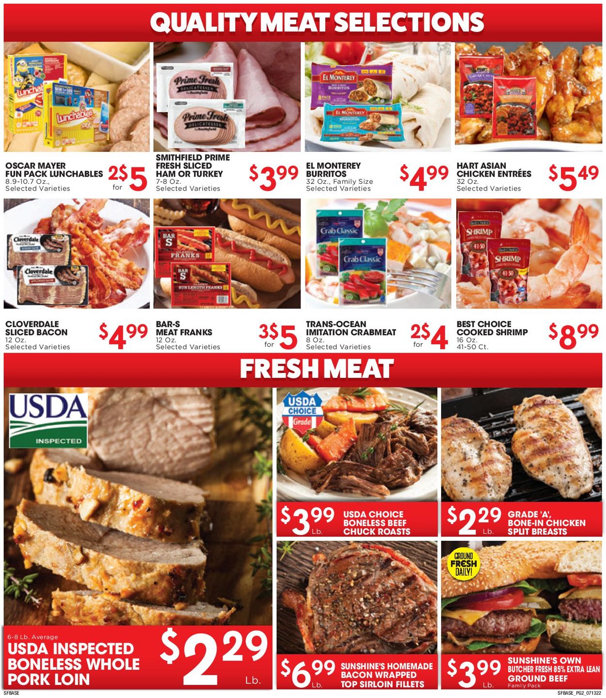 Sunshine Foods Weekly Ad Circular - valid 07/13-07/19/2022 (Page 2)