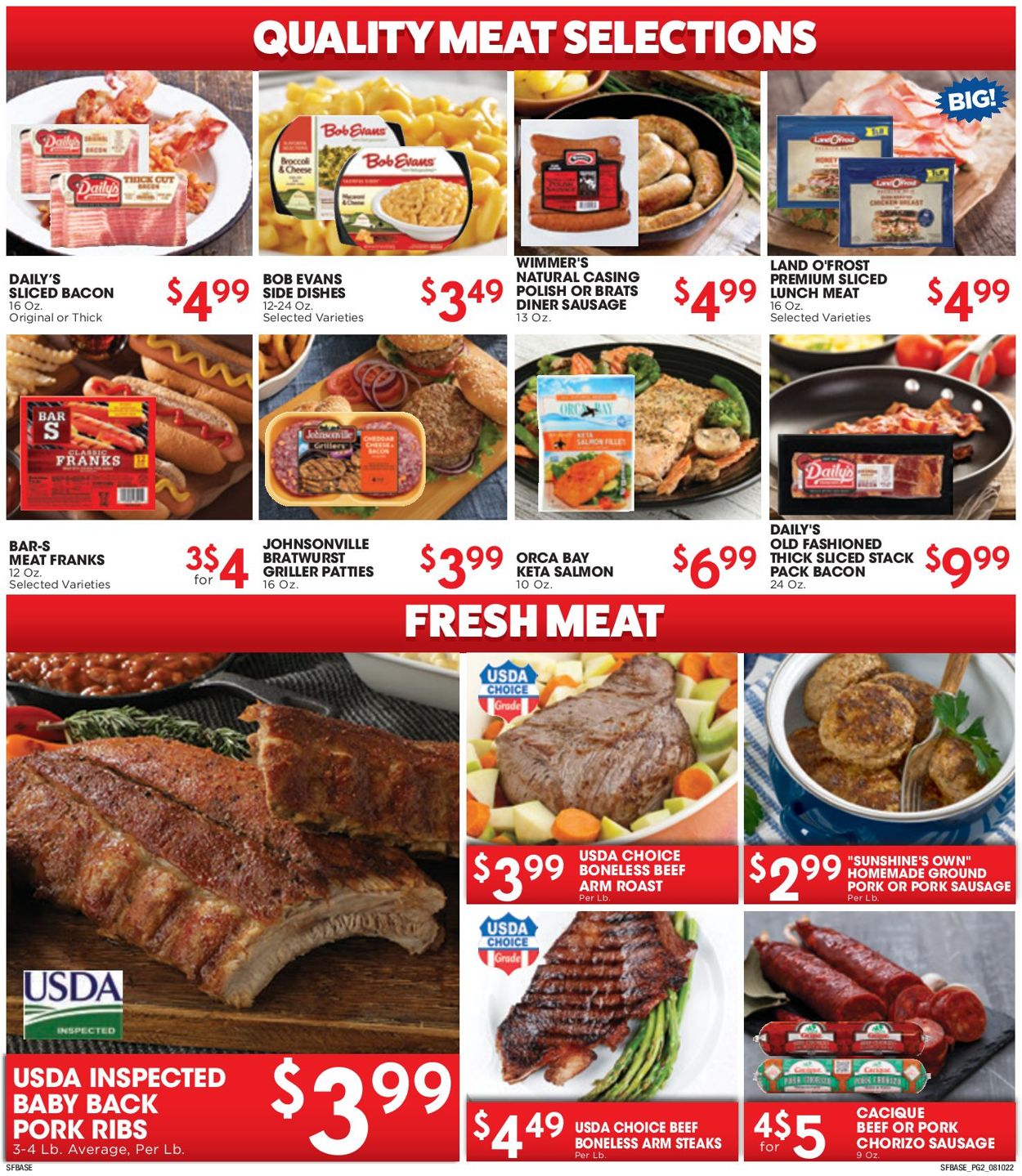 Sunshine Foods Weekly Ad Circular - valid 08/10-08/16/2022 (Page 2)