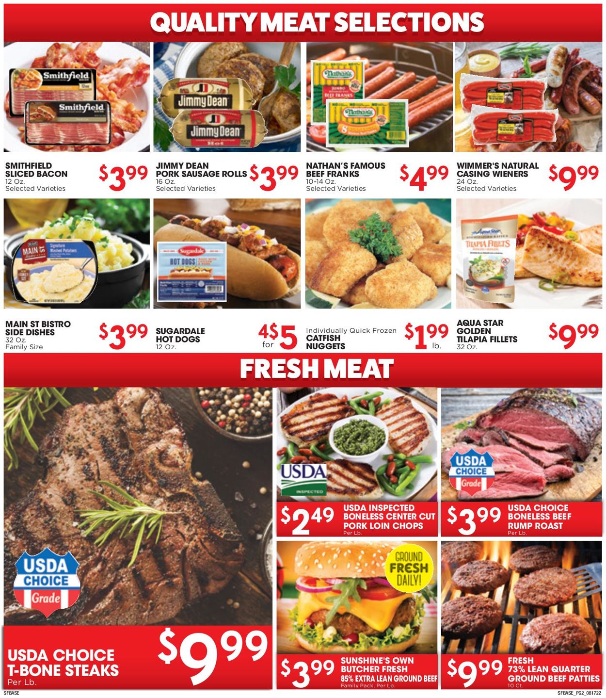 Sunshine Foods Weekly Ad Circular - valid 08/17-08/23/2022 (Page 2)
