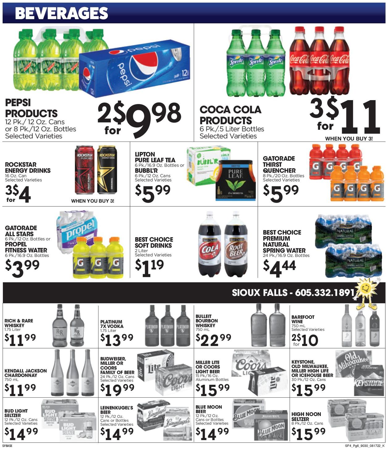 Sunshine Foods Weekly Ad Circular - valid 08/17-08/23/2022 (Page 6)