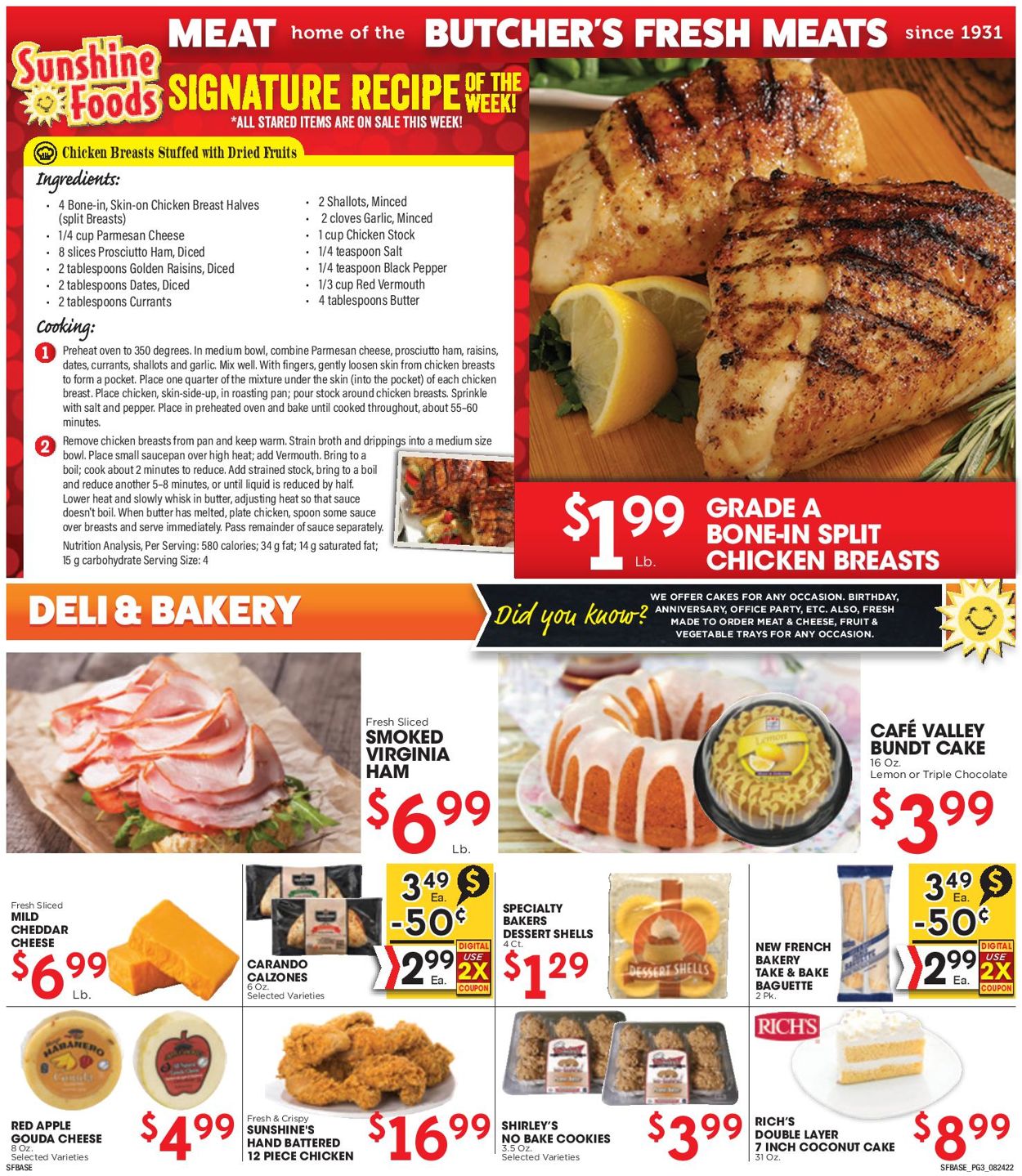 Sunshine Foods Weekly Ad Circular - valid 08/24-08/30/2022 (Page 3)