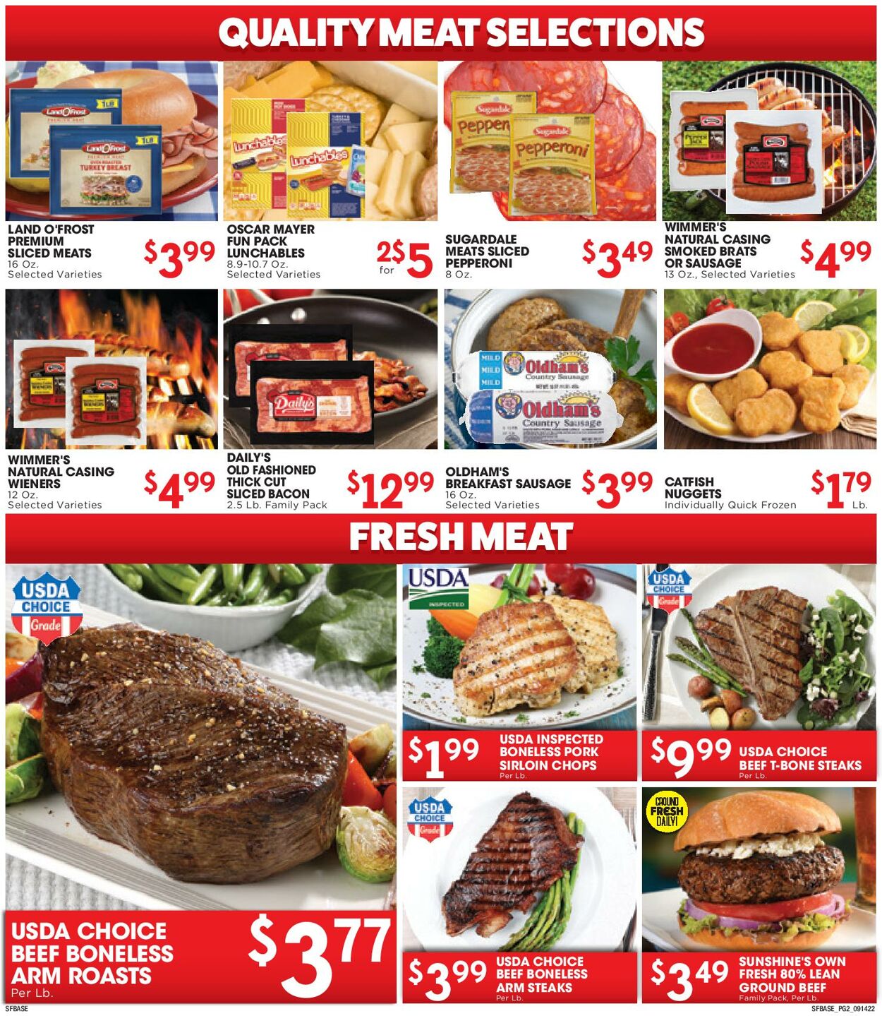 Sunshine Foods Weekly Ad Circular - valid 09/14-09/20/2022 (Page 2)