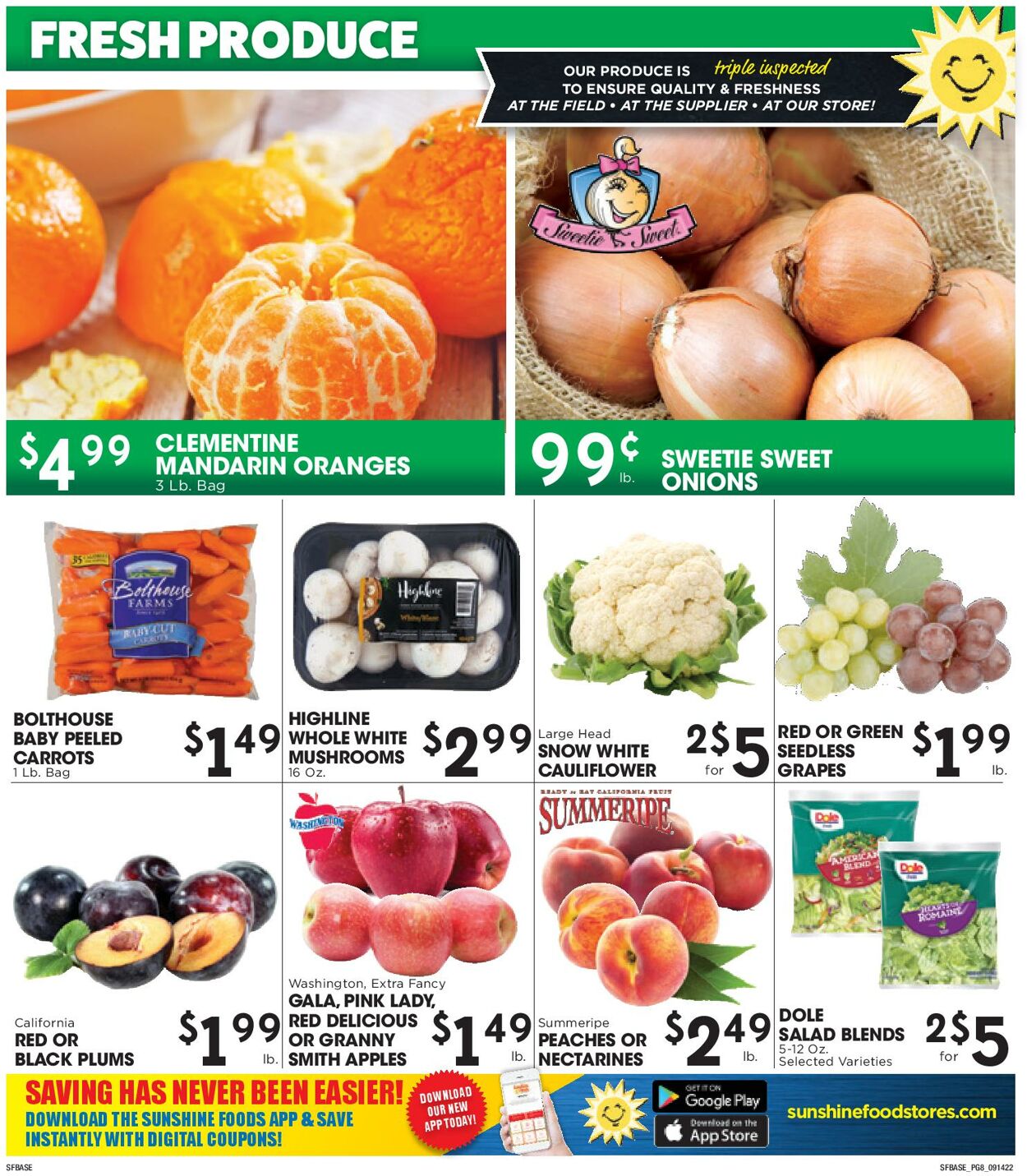 Sunshine Foods Weekly Ad Circular - valid 09/14-09/20/2022 (Page 8)