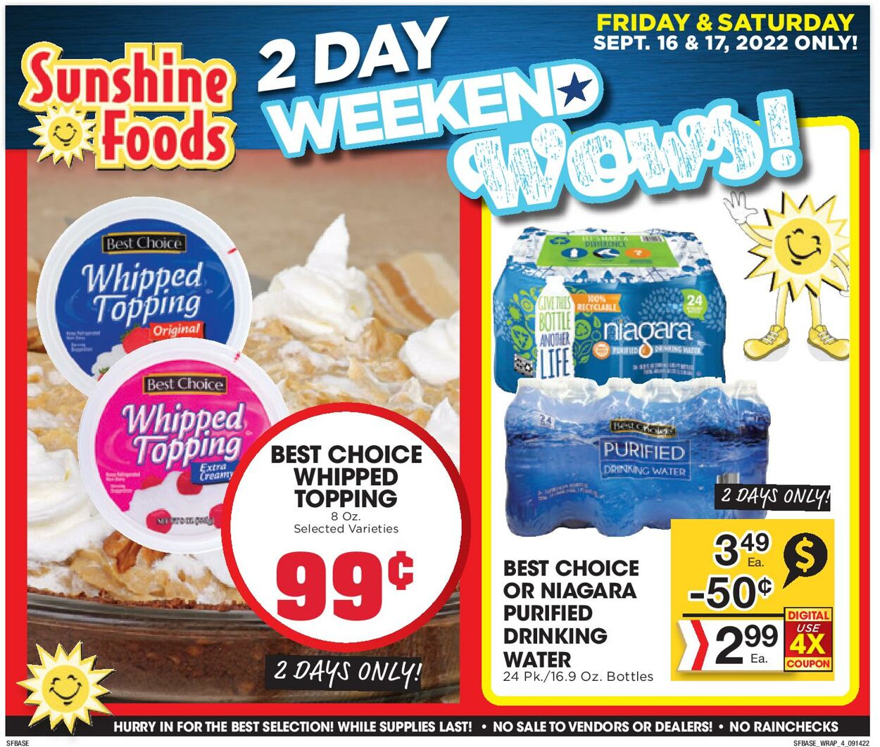 Sunshine Foods Weekly Ad Circular - valid 09/14-09/20/2022 (Page 12)