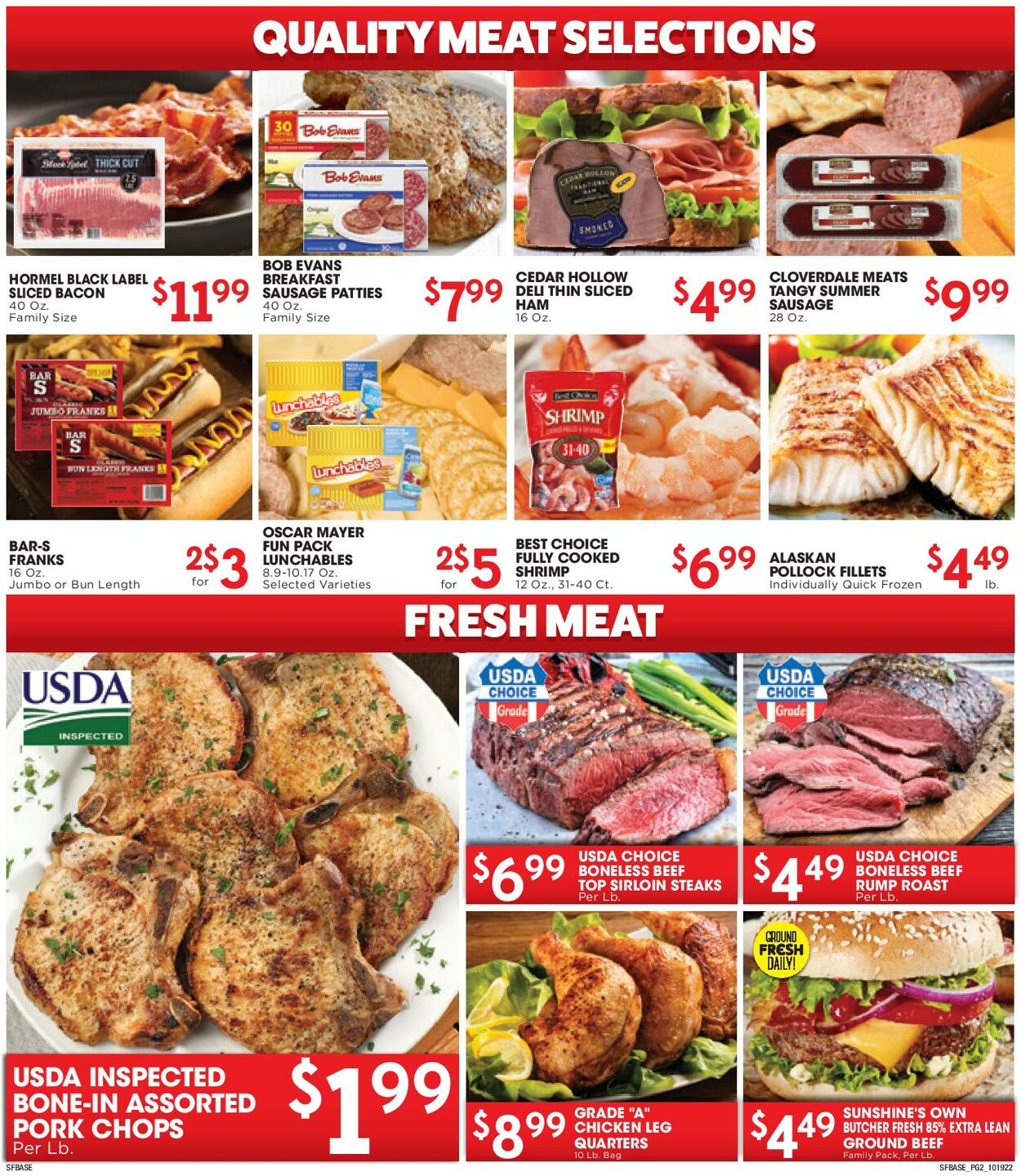 Sunshine Foods Weekly Ad Circular - valid 10/19-10/25/2022 (Page 2)
