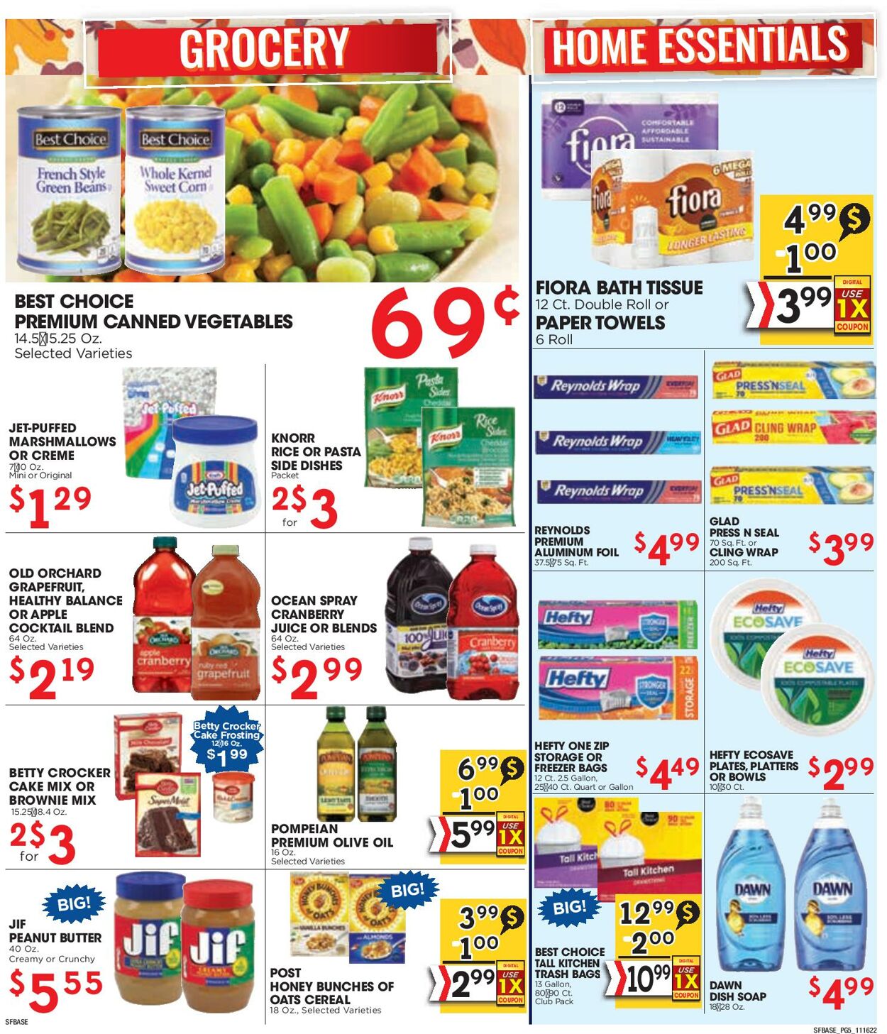 Sunshine Foods Weekly Ad Circular - valid 11/16-11/29/2022 (Page 5)