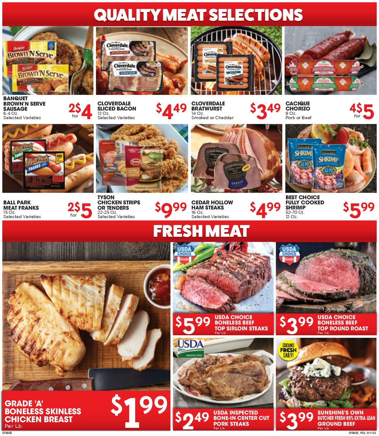 Sunshine Foods Weekly Ad Circular - valid 01/11-01/17/2023 (Page 2)