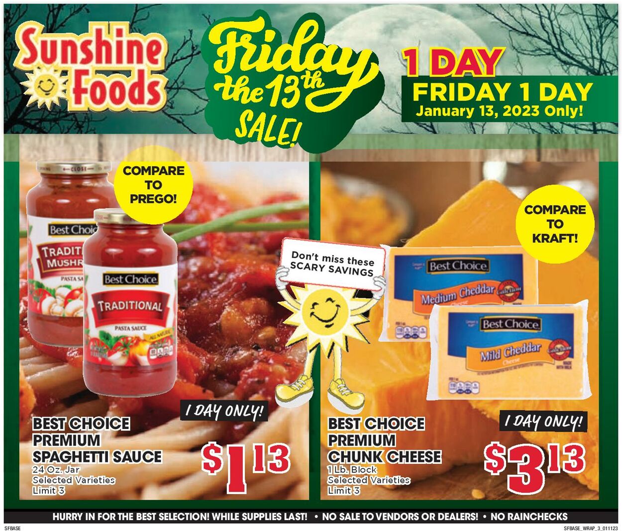 Sunshine Foods Weekly Ad Circular - valid 01/11-01/17/2023 (Page 11)