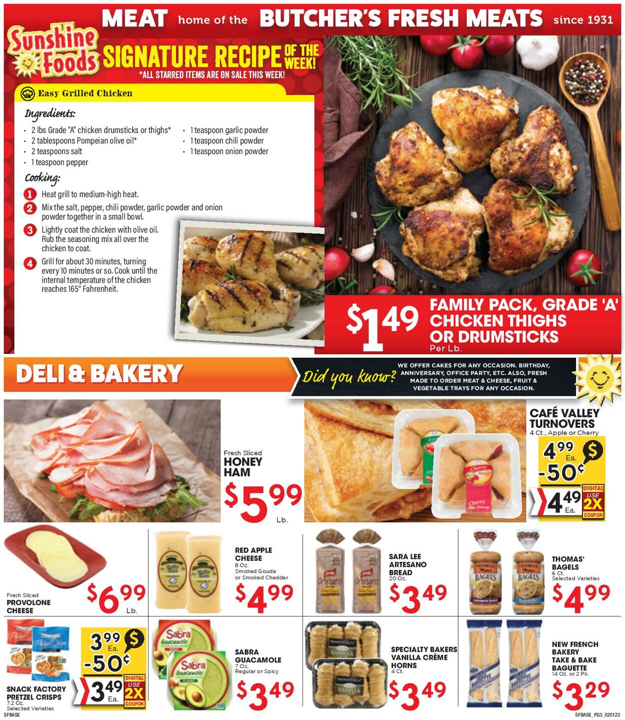 Sunshine Foods Weekly Ad Circular - valid 02/01-02/08/2023 (Page 3)
