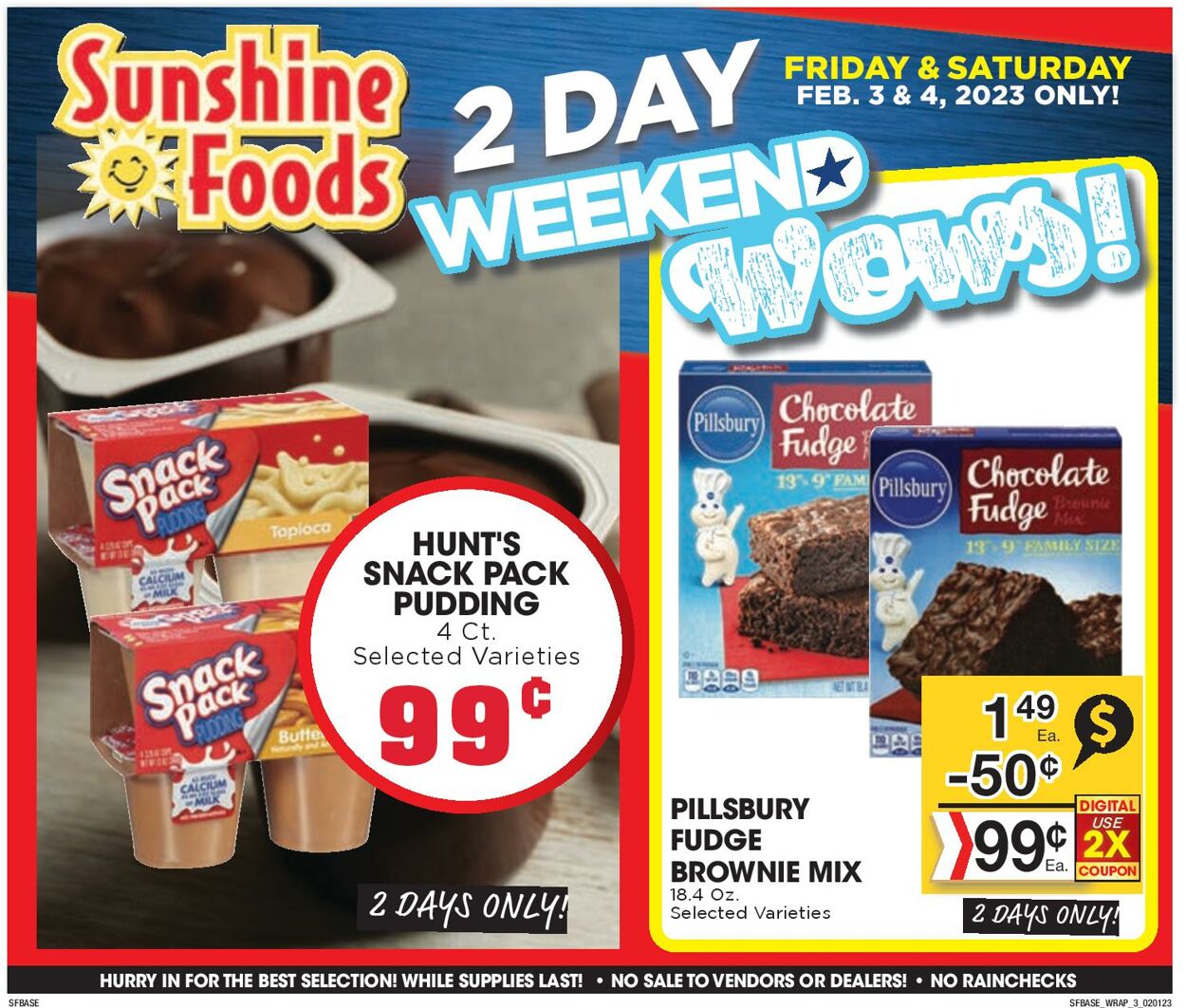 Sunshine Foods Weekly Ad Circular - valid 02/01-02/08/2023 (Page 11)