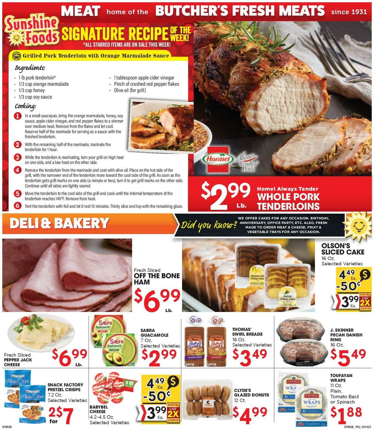 Sunshine Foods Weekly Ad Circular - valid 02/15-02/22/2023 (Page 3)