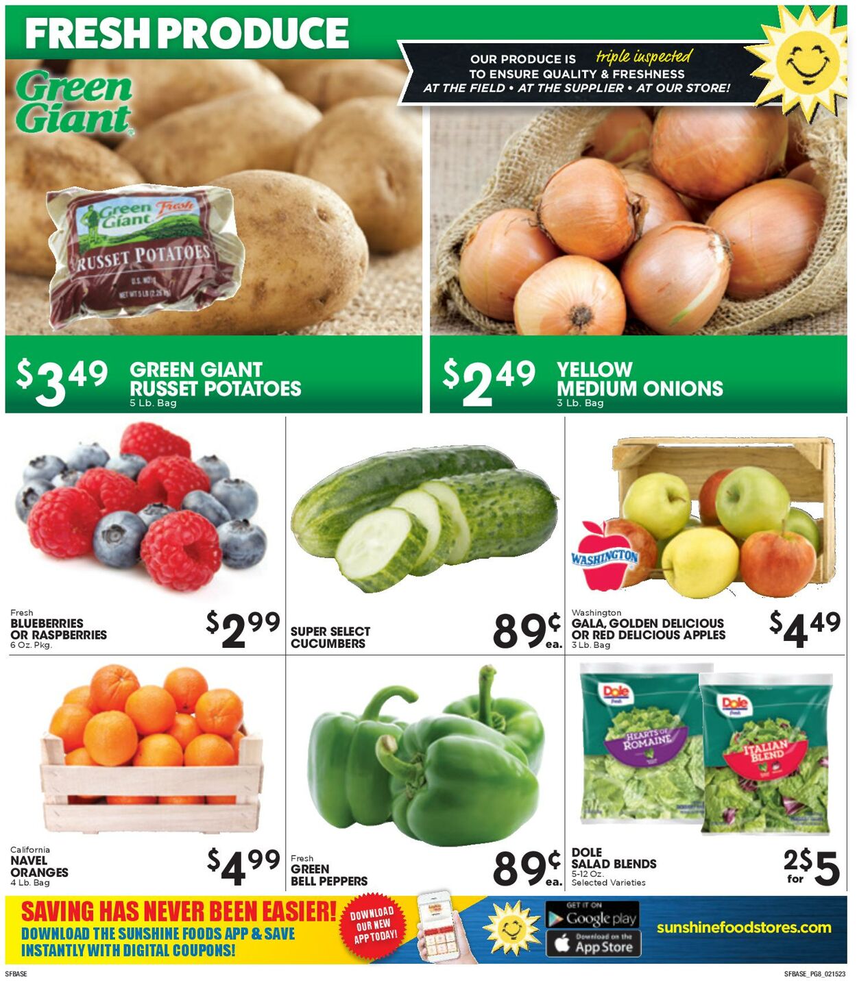 Sunshine Foods Weekly Ad Circular - valid 02/15-02/22/2023 (Page 8)