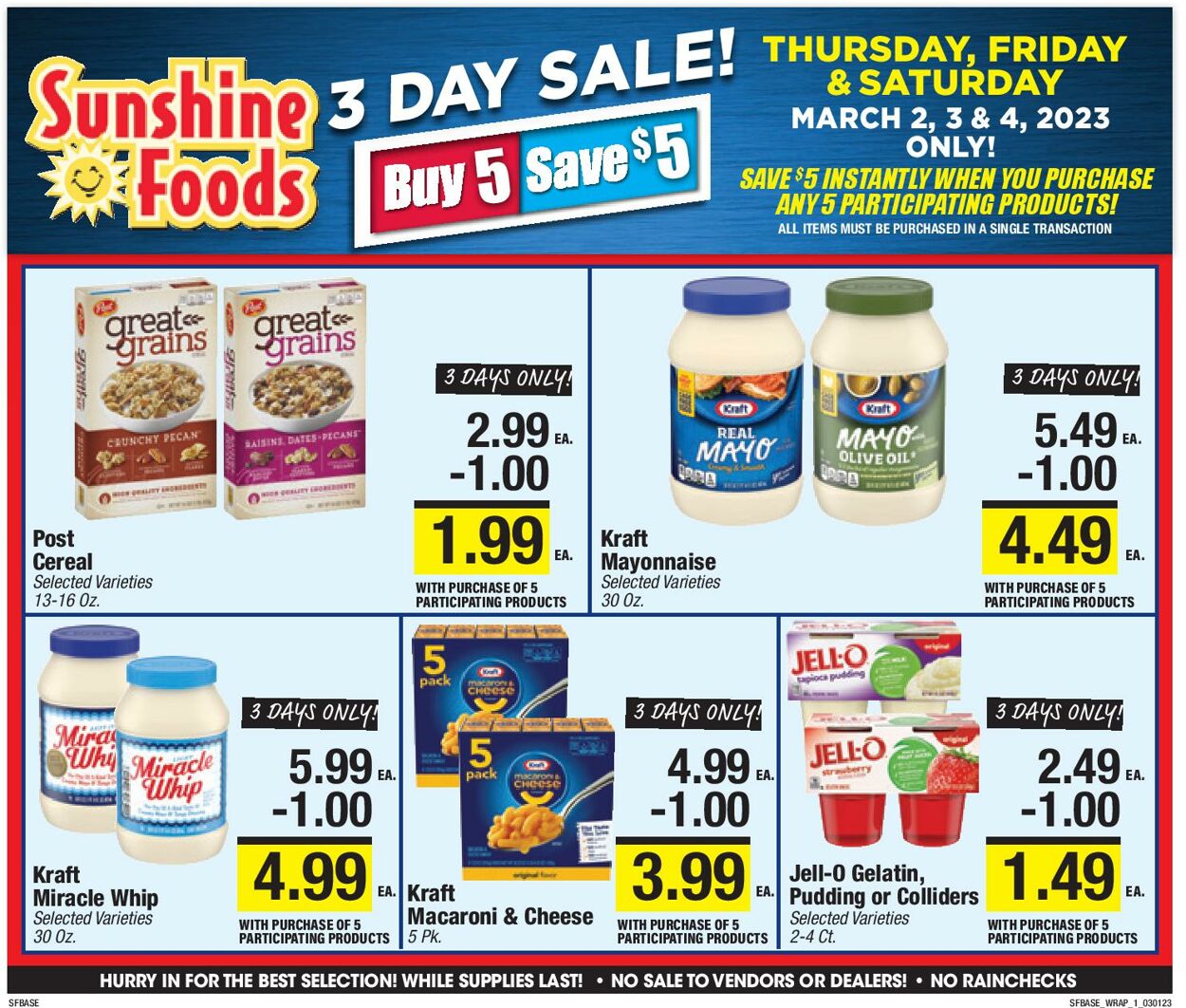 Sunshine Foods Weekly Ad Circular - valid 03/01-03/08/2023 (Page 12)