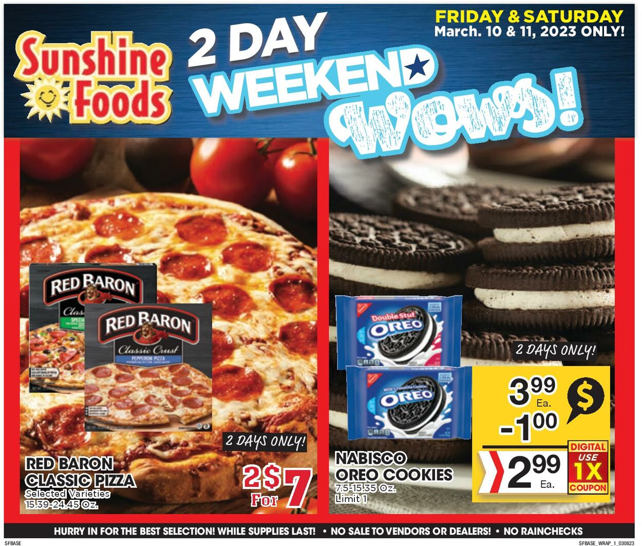 Sunshine Foods Weekly Ad Circular - valid 03/08-03/15/2023 (Page 9)