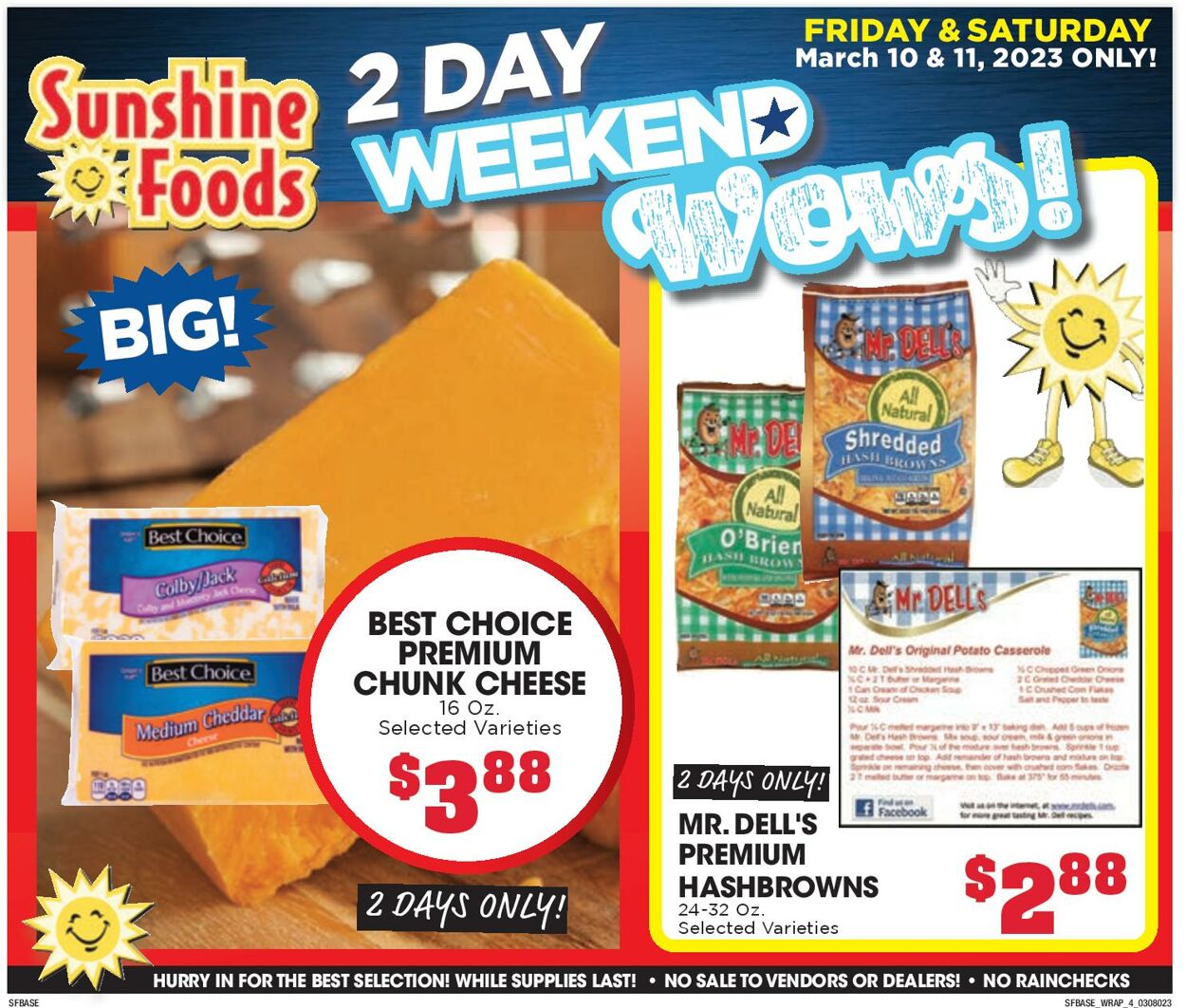 Sunshine Foods Weekly Ad Circular - valid 03/08-03/15/2023 (Page 12)