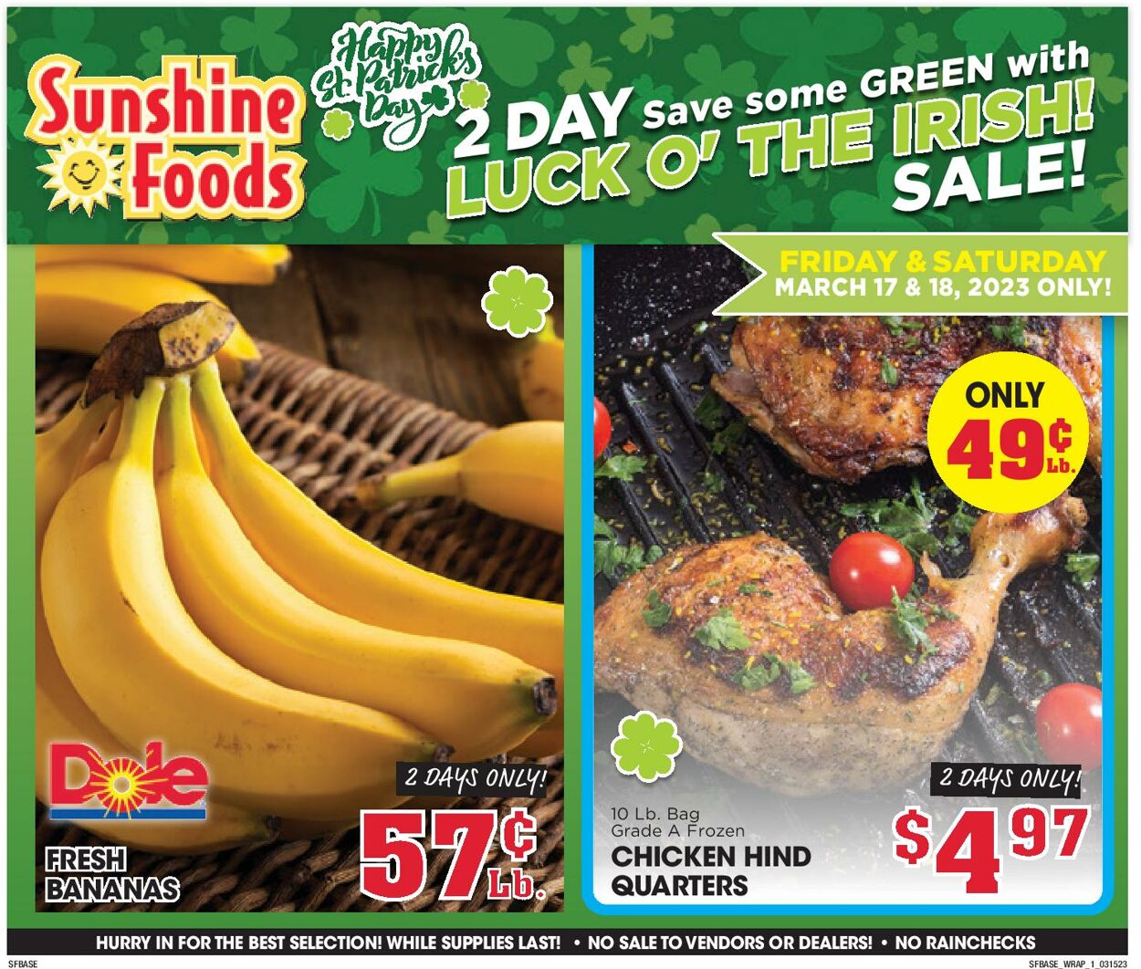 Sunshine Foods Weekly Ad Circular - valid 03/15-03/22/2023 (Page 9)