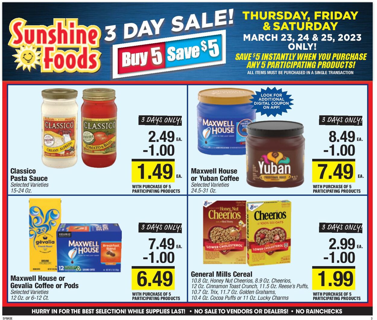 Sunshine Foods Weekly Ad Circular - valid 03/22-03/29/2023 (Page 9)