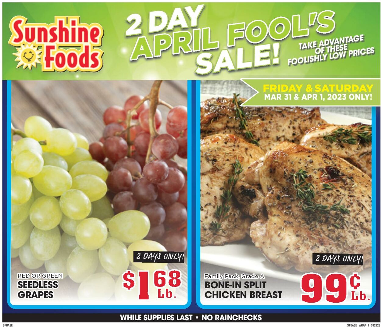 Sunshine Foods Weekly Ad Circular - valid 03/29-04/05/2023 (Page 9)