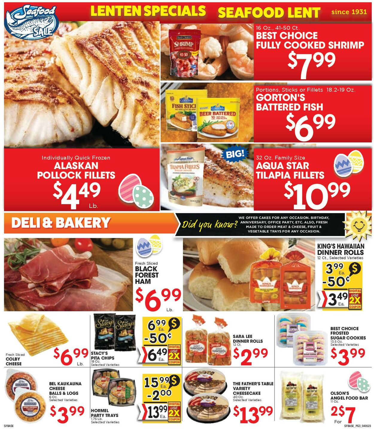 Sunshine Foods Weekly Ad Circular - valid 04/05-04/12/2023 (Page 3)