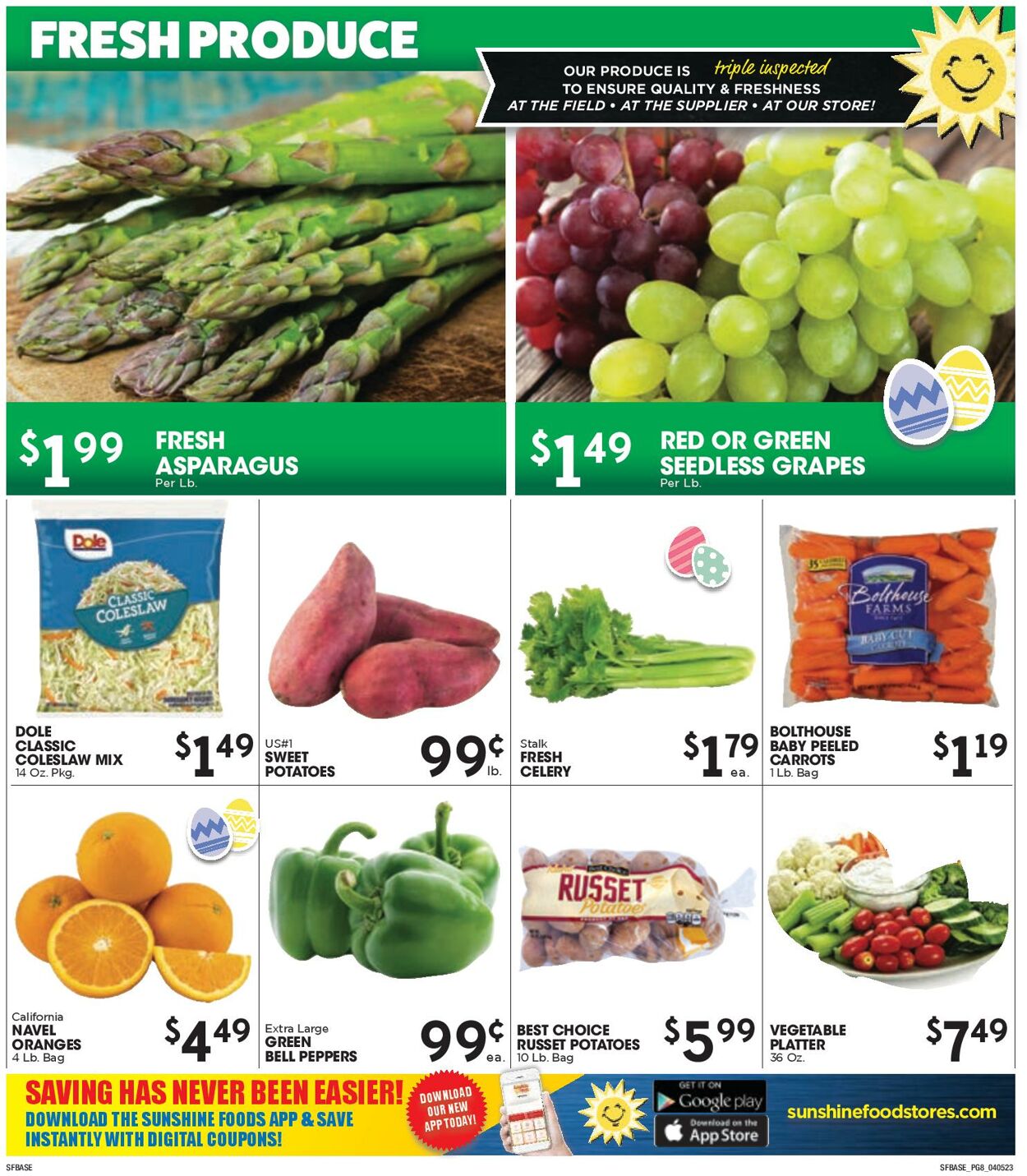 Sunshine Foods Weekly Ad Circular - valid 04/05-04/12/2023 (Page 8)